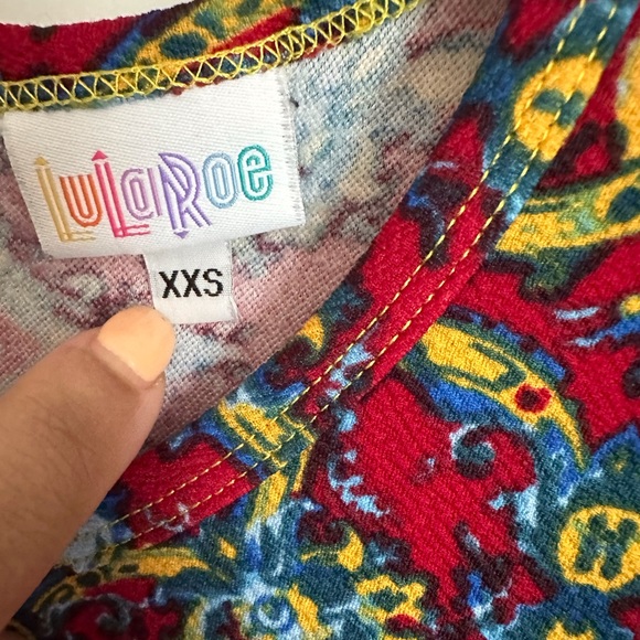 Like New LuLaRoe Short Sleeve Dress Size XXS - Picture 7 of 7